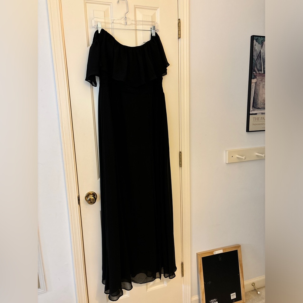 Elegant Black Off-Shoulder Dress
